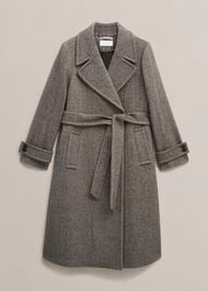 Prisha Wool Blend Coat, Mocha, hi-res