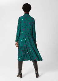 Nory Midi Dress, Green Multi, hi-res