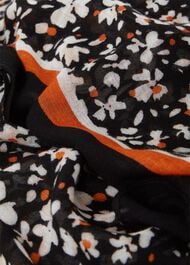 Caroline Scarf, Black Multi, hi-res