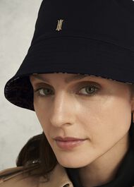 Zuri Reversible Hat, Black Camel, hi-res