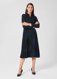 Adalyn Dress, Electrc Blu Blk, hi-res