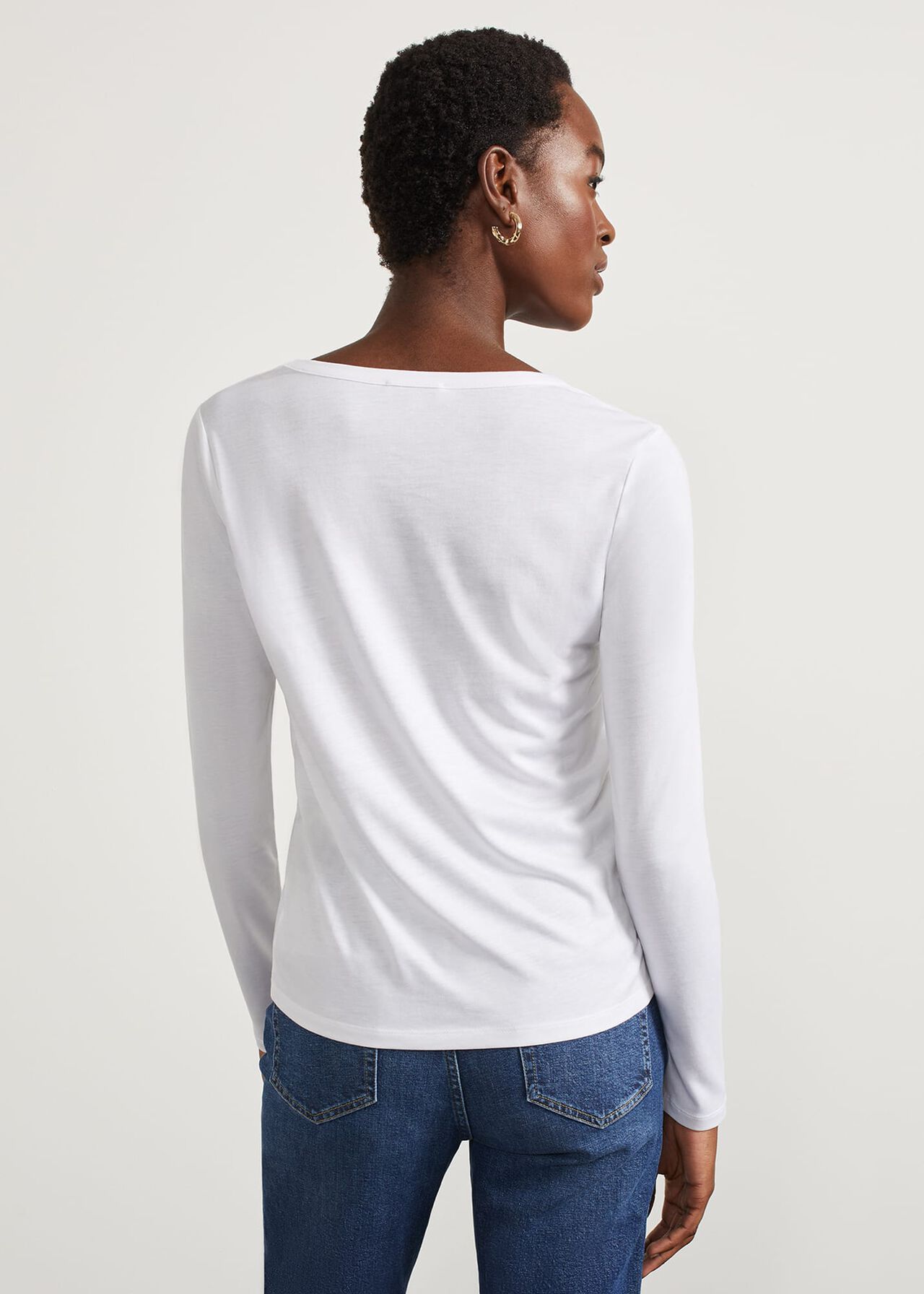 Foster Top, White, hi-res