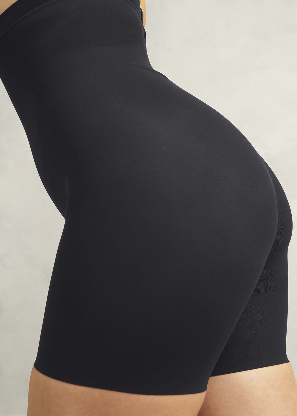 Firm Control Hourglass High Waist Thigh Shaper, Black, hi-res