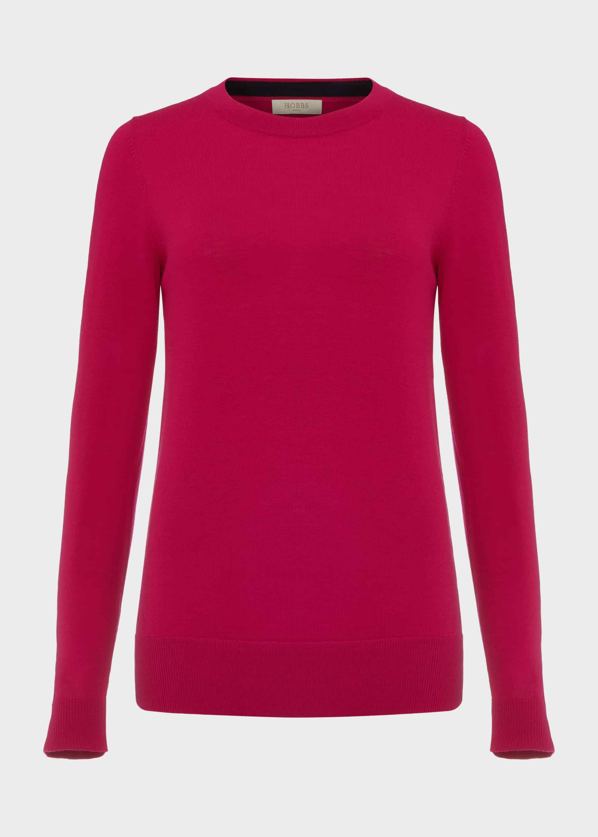 pink merino jumper