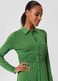 Nadina Jersey Dress, Pea Green, hi-res