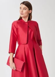 Sarah Clutch, Deep Fuchsia, hi-res