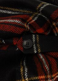 Sariah Wool Dress, Black Red, hi-res