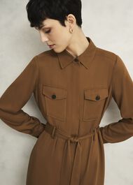 Combs Dress, Vicuna, hi-res