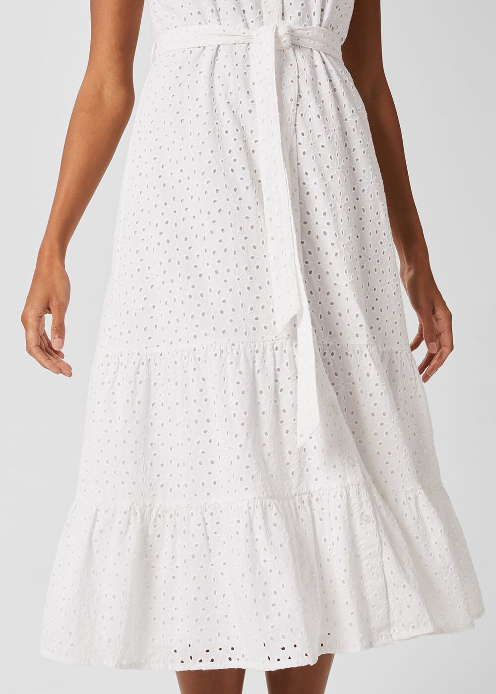 Esme Broderie Dress, Ivory, hi-res