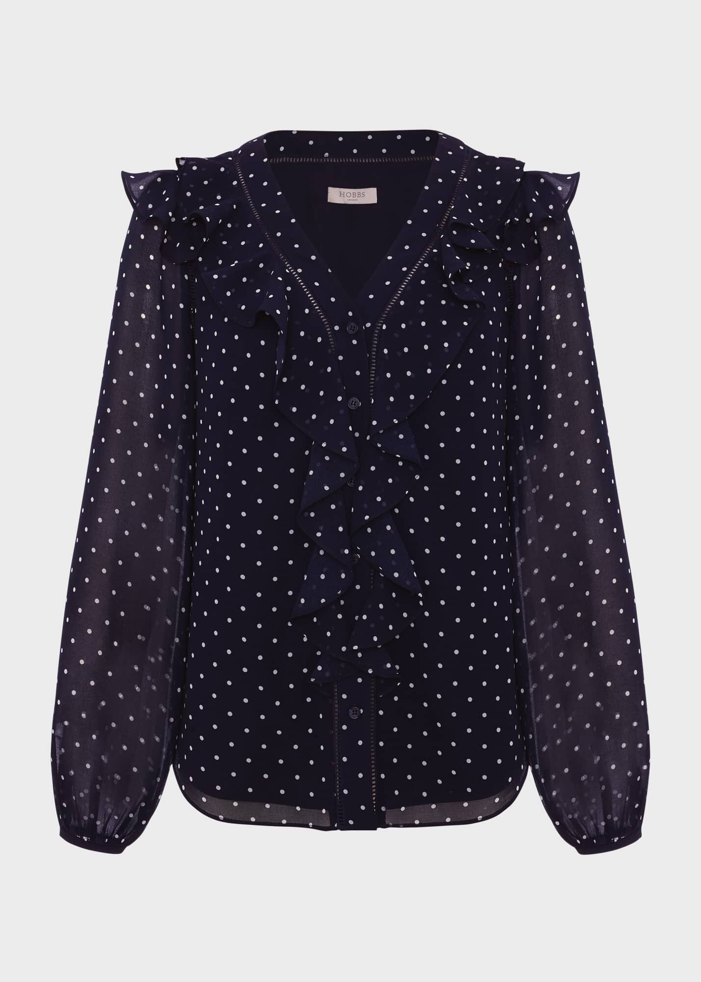 Rosana Polka Dot Top | Hobbs UK |
