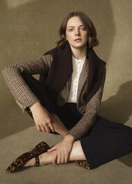 Adeline Wool Jacket, Brown Multi, hi-res