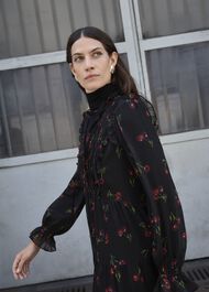 Alnwick Dress, Black Multi, hi-res