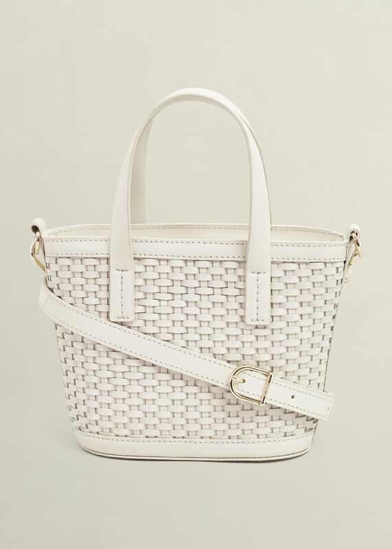 Posie Woven Leather Bag
