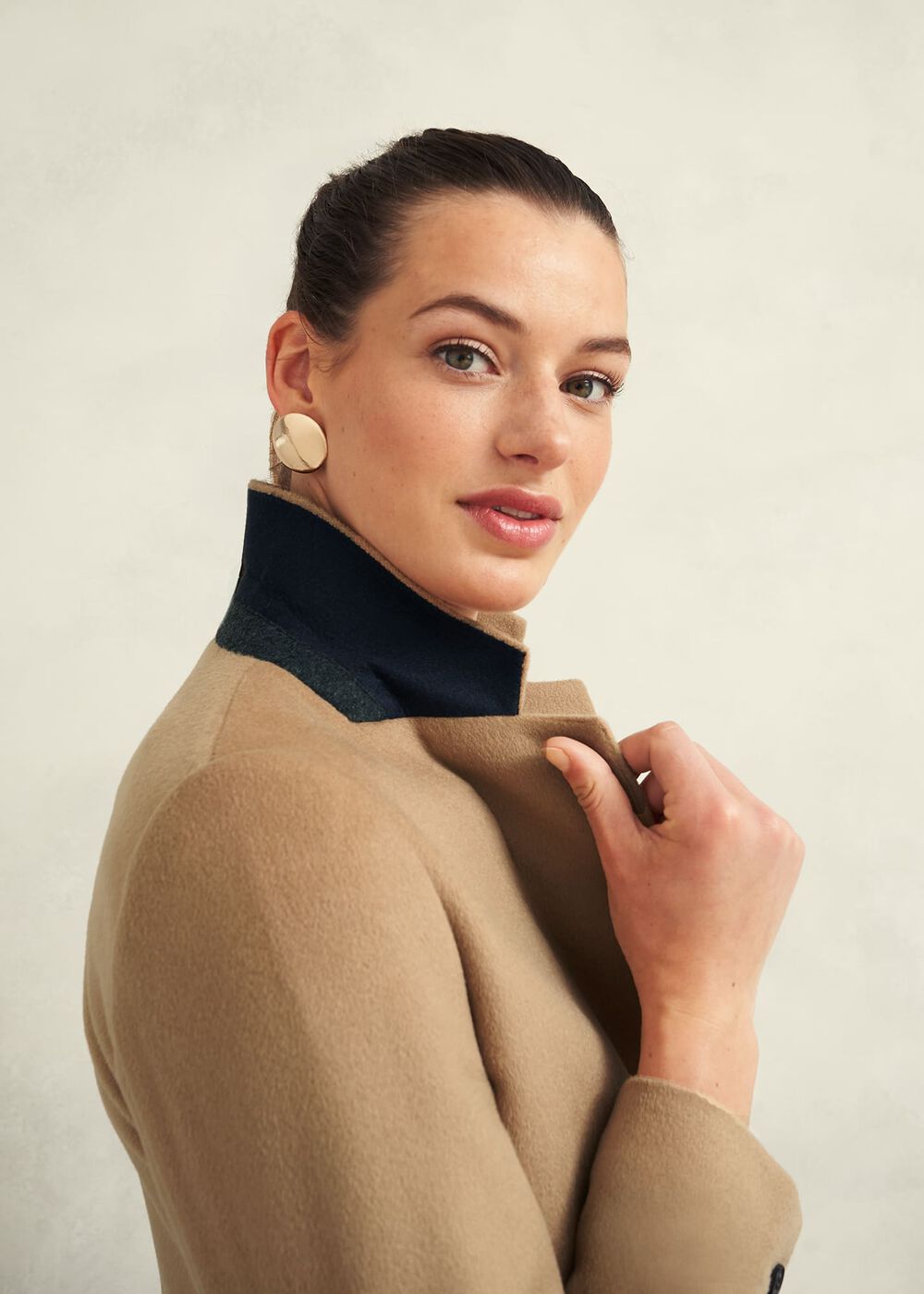 Cavendish Wool Coat, Hobbs Camel, hi-res