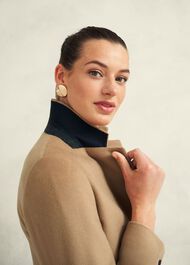 Cavendish Wool Coat, Hobbs Camel, hi-res