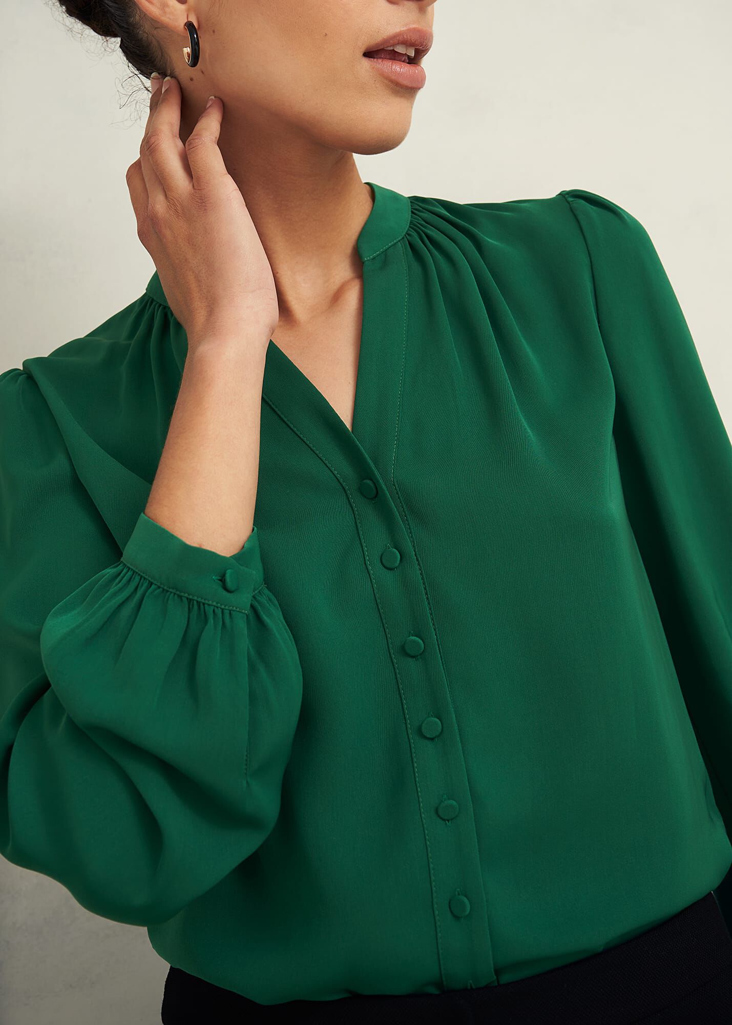 Peony Blouse | Grape