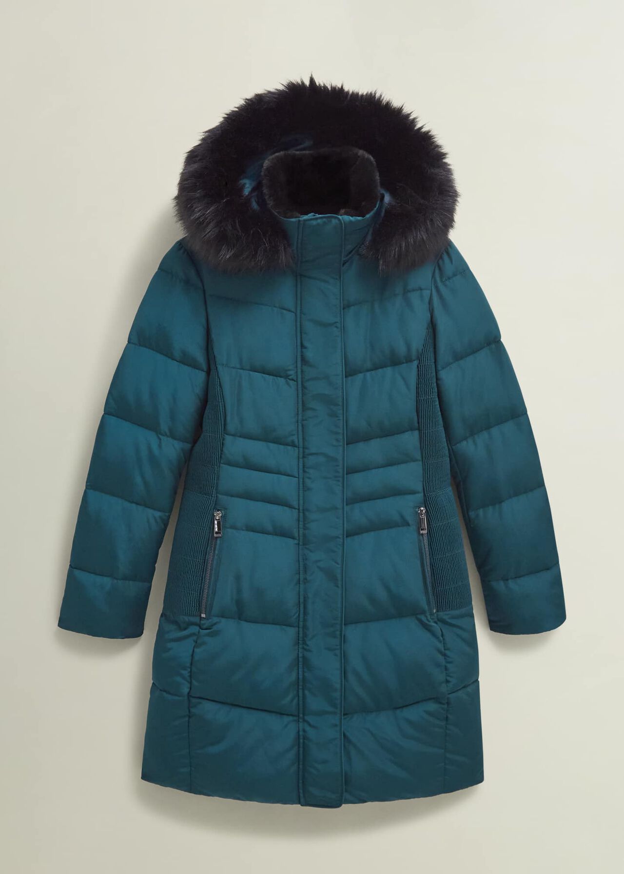 Petite Jaymie Puffer, Kyanite Green, hi-res