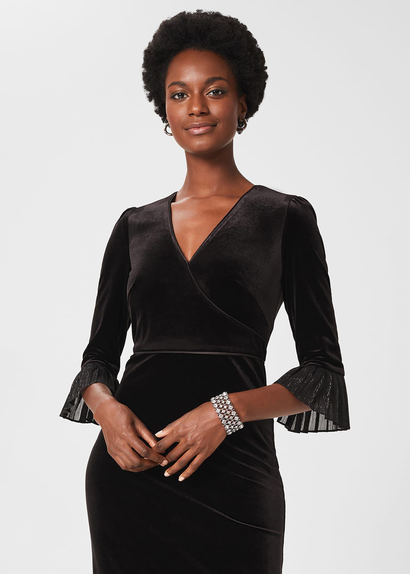 Black velvet outlet shift dress