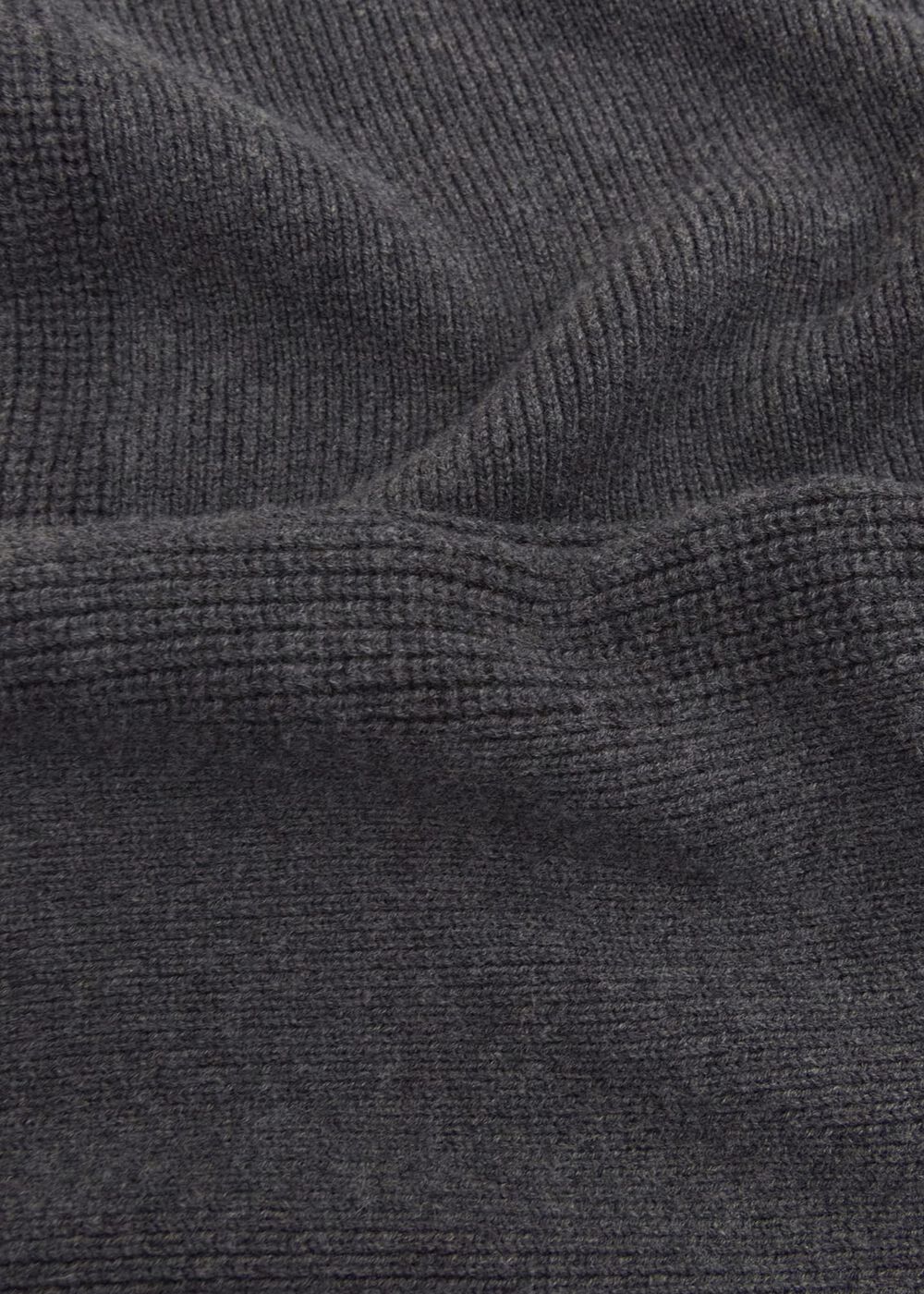 Gaskell Co-Ord Wool Cotton Skirt, Dark Grey Marl, hi-res