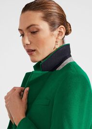 Tilda Wool Coat, Malachite Green, hi-res