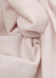 Joanna Roll Neck Cashmere Jumper, Pale Pink, hi-res
