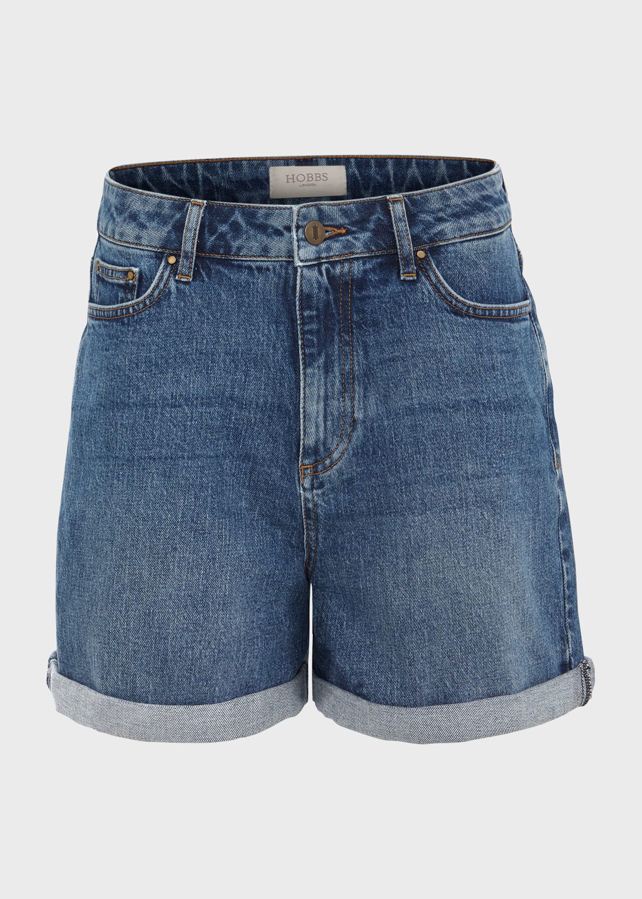 Edeline Shorts, Mid Wash, hi-res
