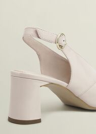 Karina Leather Sandals, Pale Pink, hi-res