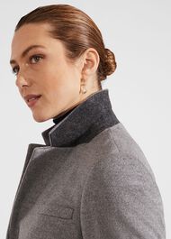 Tilda Wool Coat, Grey, hi-res