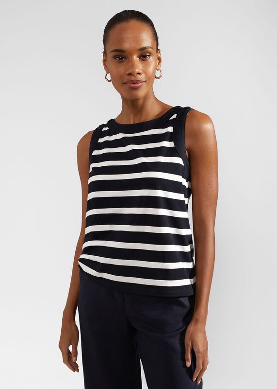 Maddy Cotton Striped Top