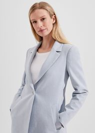 Camellia Coat, Pale Blue, hi-res