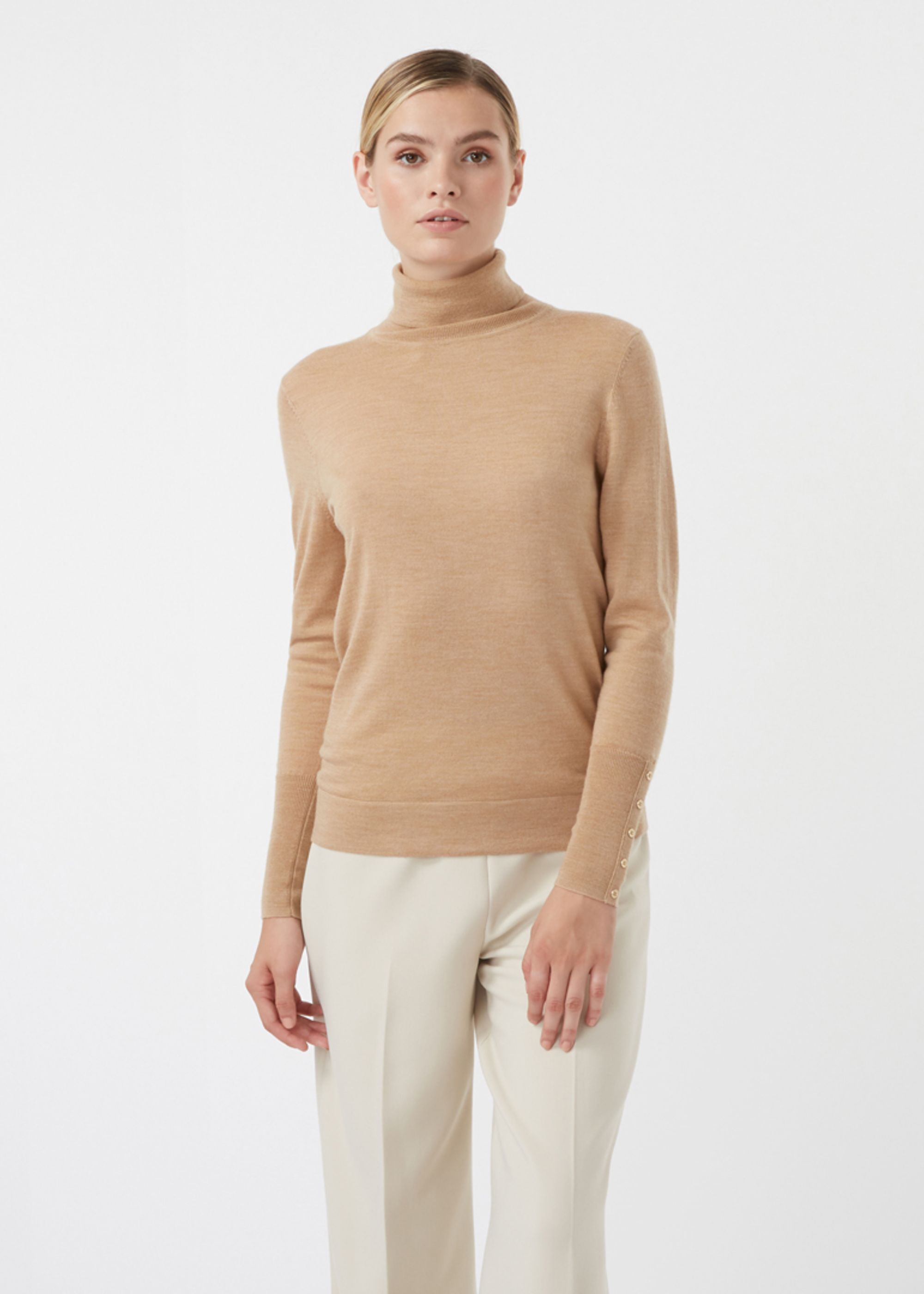 merino wool roll neck