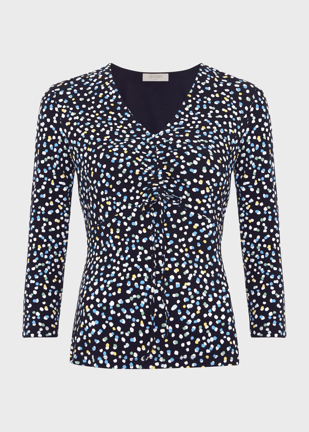 Simmy Printed Top, Navy Multi, hi-res