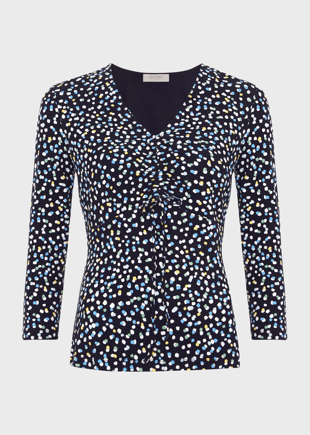 Simmy Printed Top, Navy Multi, hi-res
