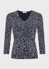 Simmy Printed Top, Navy Multi, hi-res
