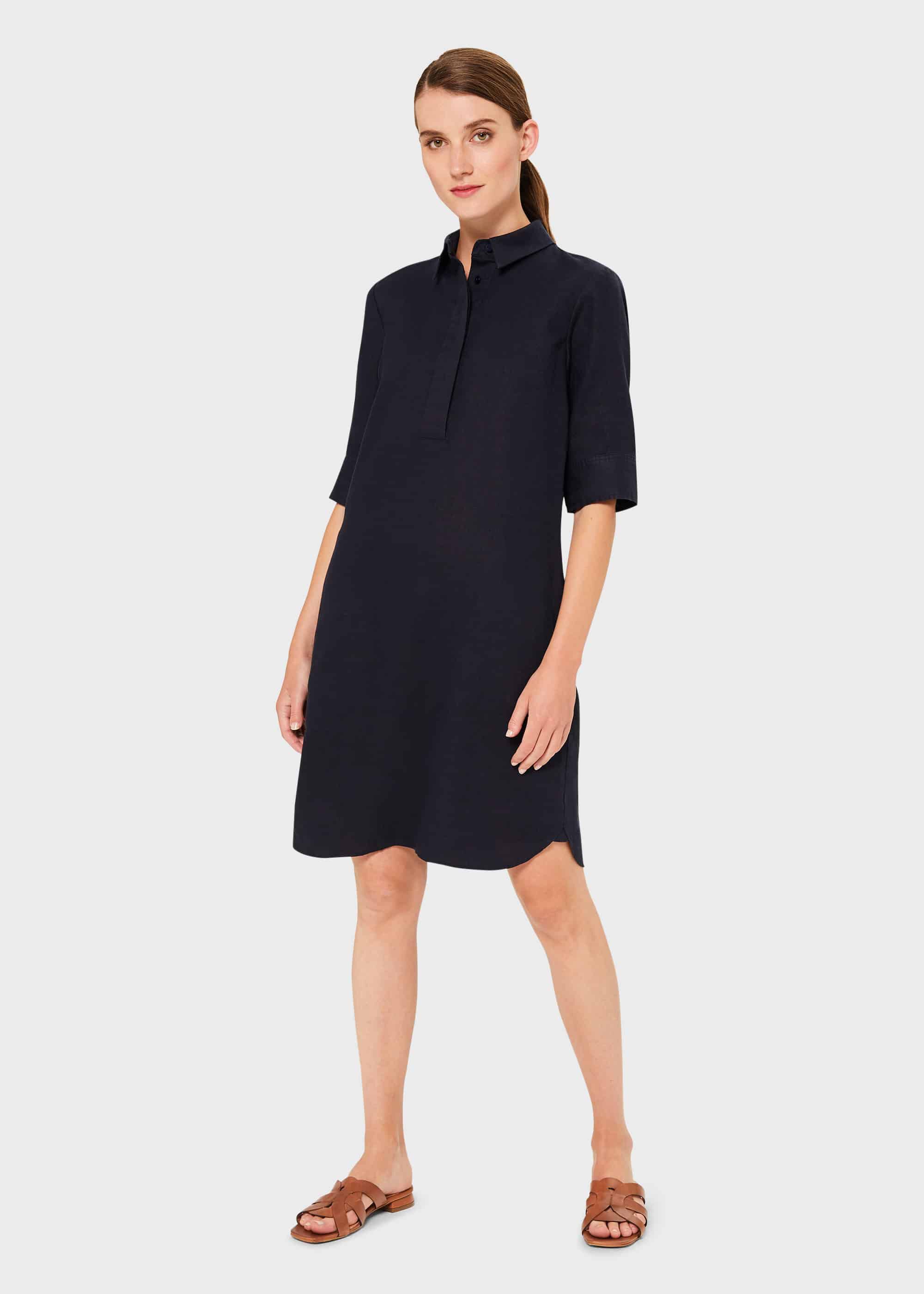 linen tunic dress