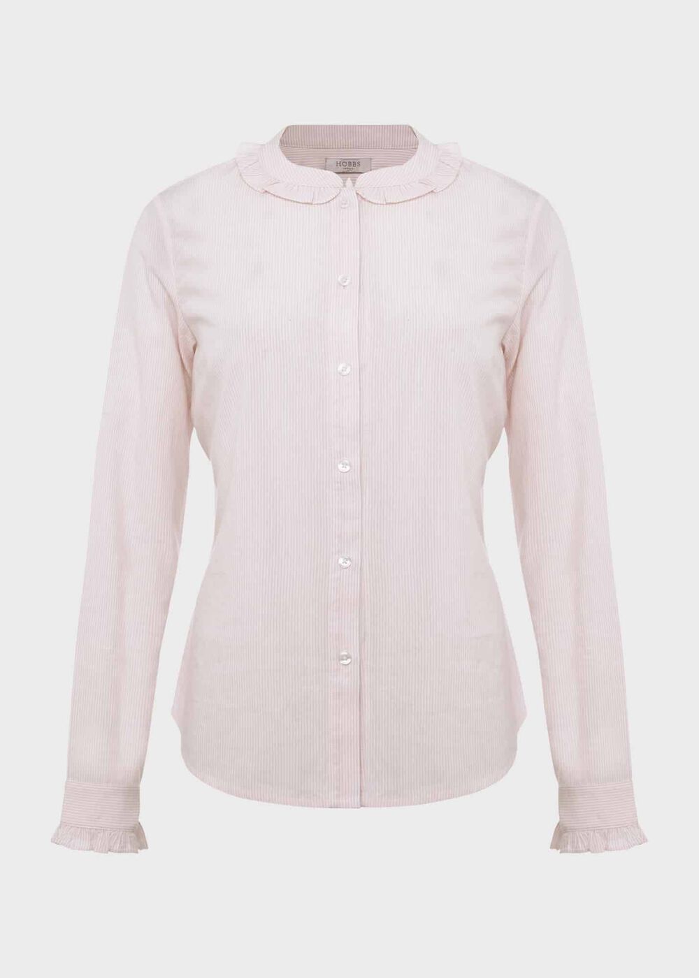 Miri Stripe Blouse, Pink White, hi-res
