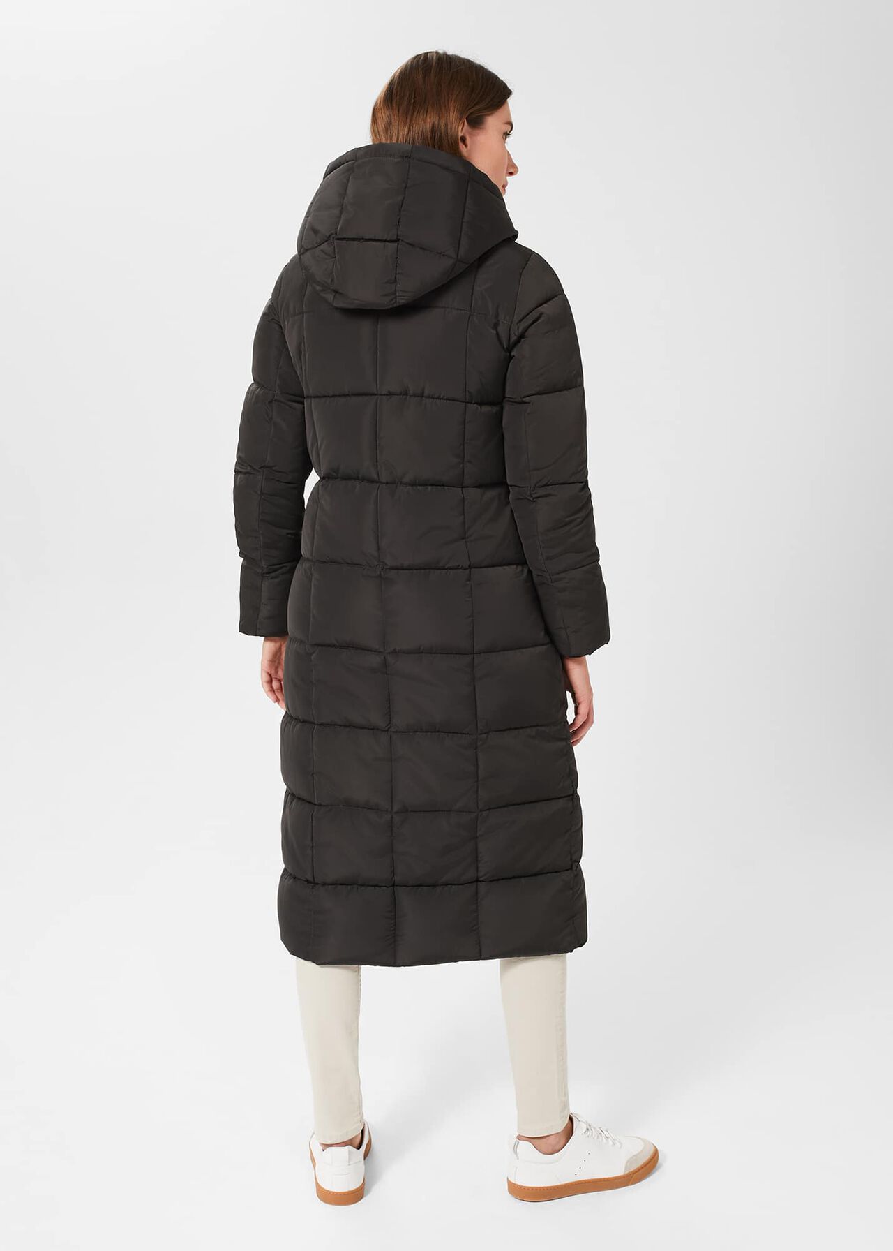 Jenn Water Resistant Puffer Jacket , Dark Charcoal, hi-res