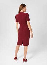 Isla Shift Dress, Rich Burgundy, hi-res
