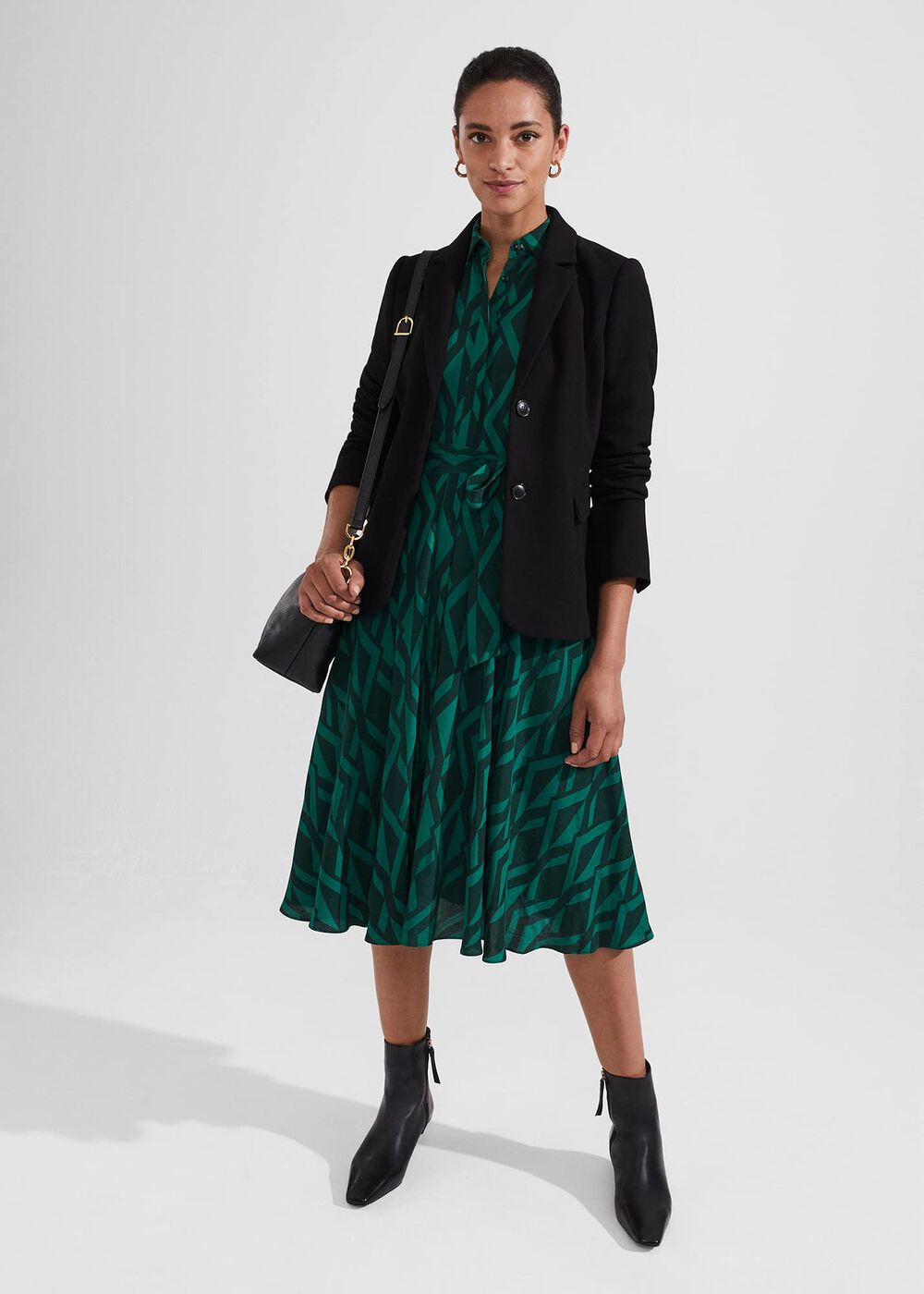 Petite Lainey Dress, Green Multi, hi-res