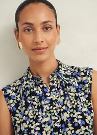 Ariela Top, Navy Multi, hi-res