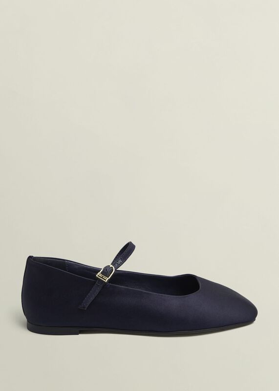 Chrissy Satin Mary Janes