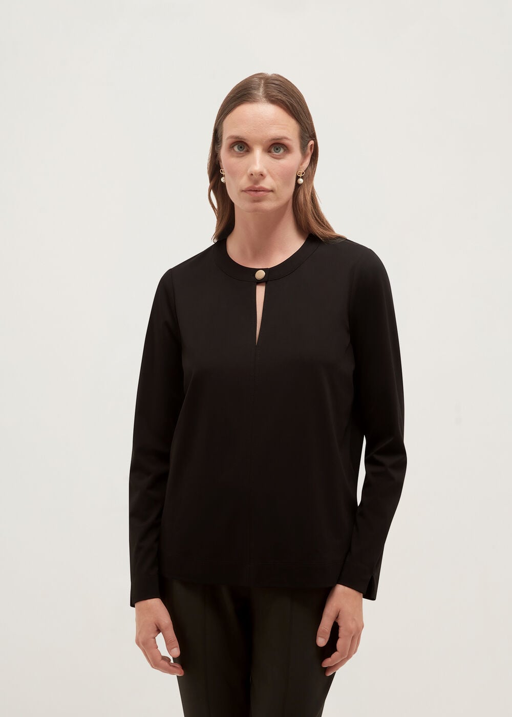 Janey Ponte Tunic Top