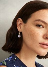 Aria Earrings, Lavender Purple, hi-res