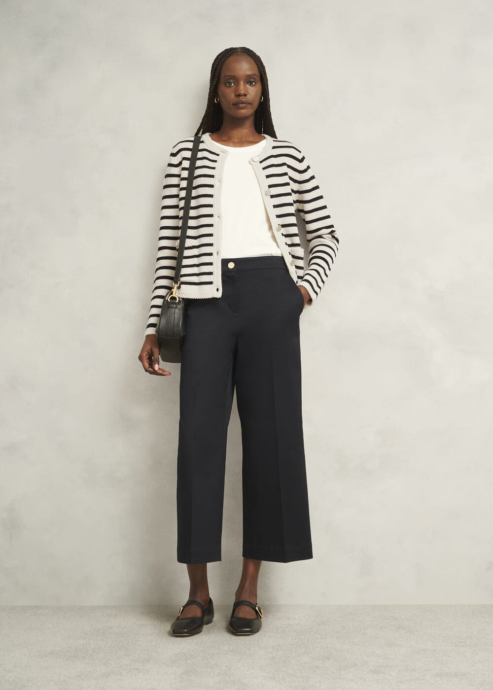 Simona Knitted Jacket, Black, hi-res