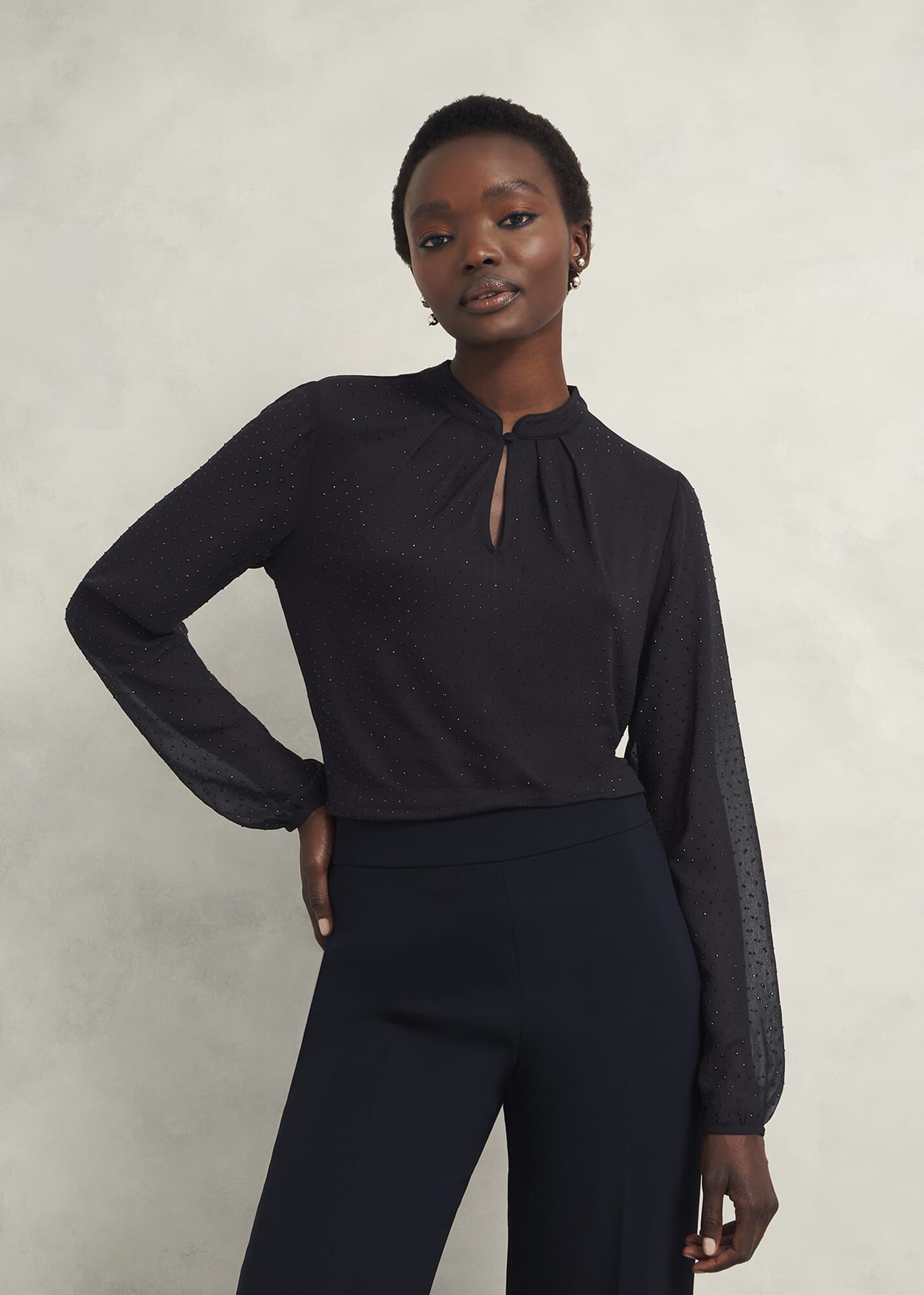 Shanice Sparkle Top | Hobbs UK |