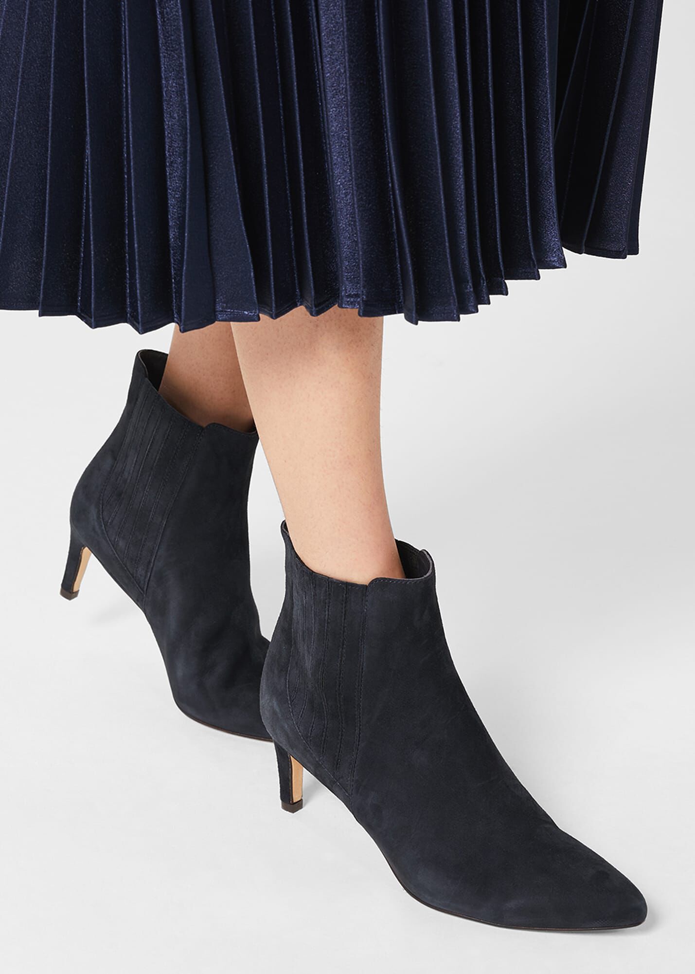 Hobbs navy sales ankle boots