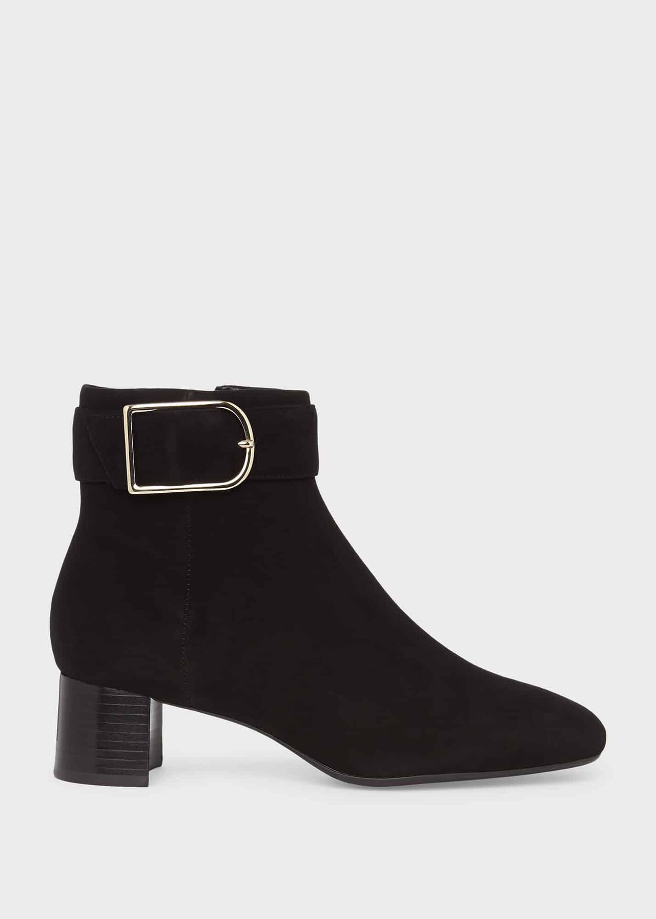 Suzannah Suede Ankle Boot, Black, hi-res