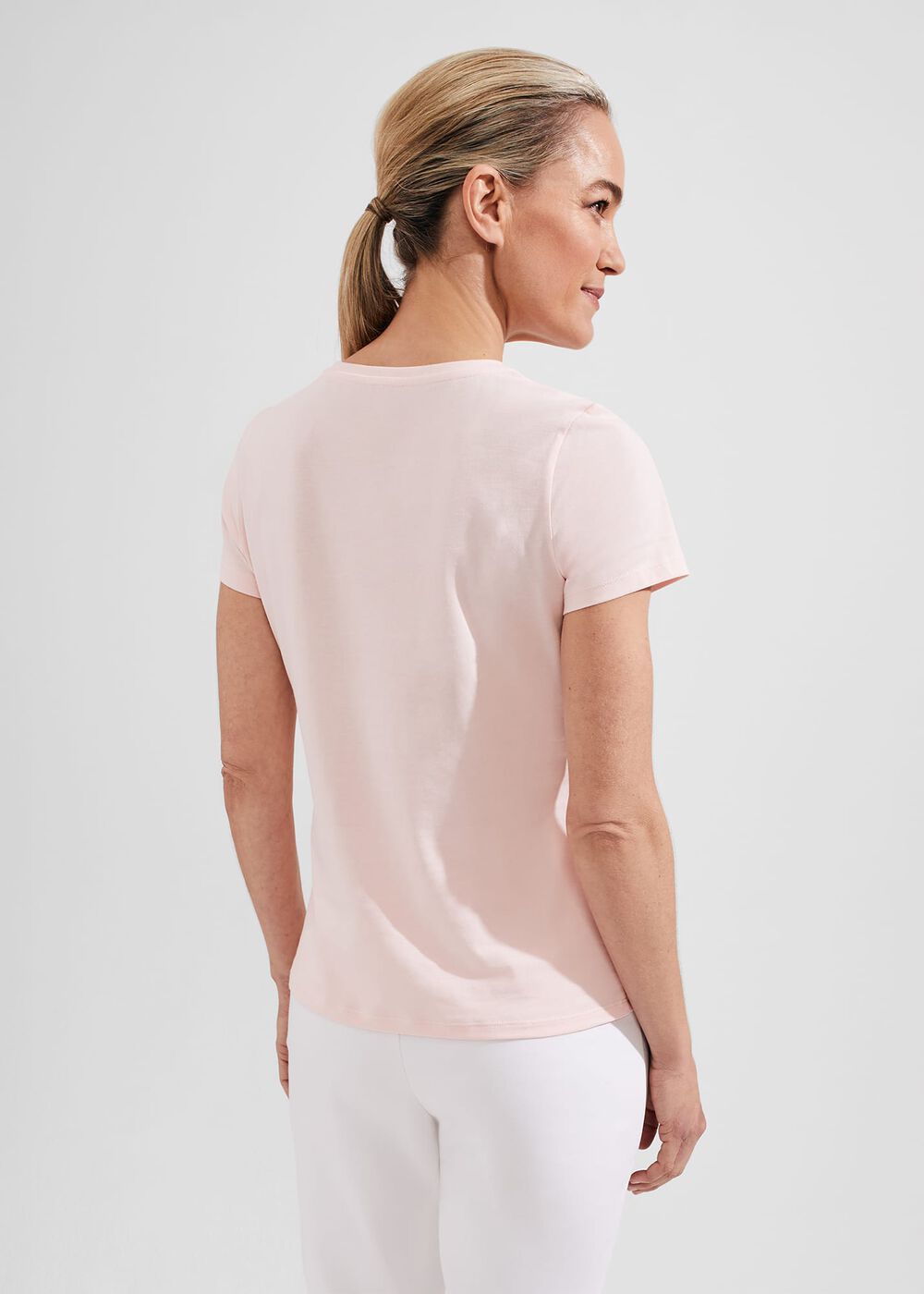 Pixie Cotton T-Shirt, Warm Pink, hi-res