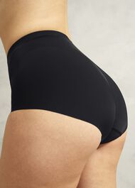 Moderate Control Shaping Brief, Black, hi-res