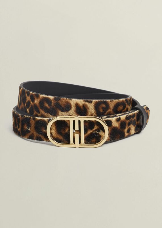 Kiera Leopard Belt